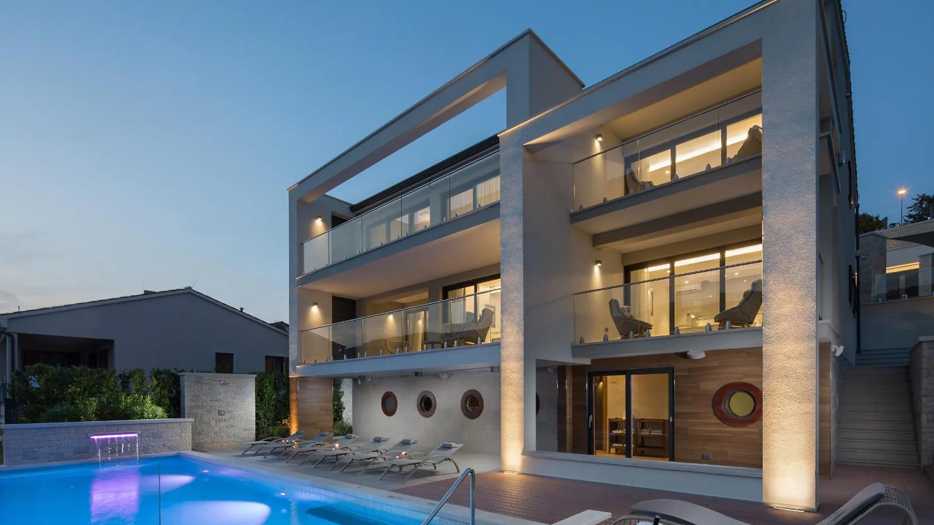Villa Vlastelini II Near Labin - Rabac With Sea View, Beachfront And Wellness Sveta Marina Chorvatsko